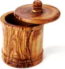 Gewürzdose aus Olivenholz mit Deckel 12 cm Produktbild-Vorschau 3