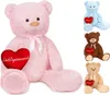 Brubaker XXL Teddybär 100 cm Rosa mit einem Lieblingsmensch Produktbild-Vorschau 1
