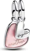 Pandora Ciondolo Charm Madre e Figlia Divisibile 793766C01 Anteprima dell’immagine prodotto 2