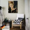 ARTland Leinwandbild Lesendes Mädchen Größe: 45x60 cm Produktbild-Vorschau 5