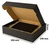 Boîte cadeau, décorative, noire, 300 x 240 x 70 mm Voir les images du produit 1