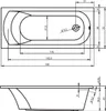 Vana Riho MIAMI 160x70 cm bílá BB6000500000000 Náhled obrázku produktu 7