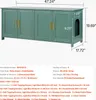 VEVOR skříňka pro kočky 1200x450x500 mm se 4 dvířky a 2 Náhled obrázku produktu 7
