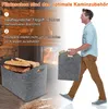 Panier à bois XXL pour bois de cheminée, 2 pièces Pliable Voir les images du produit 5