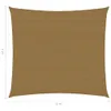vidaXL Markiza 160 g/m² Taupe 4x4 m HDPE Podgląd zdjęcia produktu 14