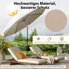 GOPLUS Sonnenschirm 300 cm mit LED Solar Beleuchtung, 9 Produktbild-Vorschau 6