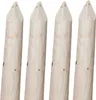 TIMBERMIK Ø 8 cm 4 Pezzi Paletti di Legno a Punta L 120 cm Anteprima dell’immagine prodotto 1