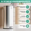 Avalo Treteimer 30L - Edelstahl Silber - Soft Close - Produktbild-Vorschau 2