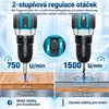 AJIEQAQ Aku vrtačka/šroubovák 21V MAX, 45 Nm, 18+1, 2 Náhled obrázku produktu 5