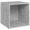 vidaXL TV-Schränke 4 Stk. Betongrau 37x35x37 cm Produktbild-Vorschau 4