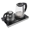 A tea set with an electric kettle and a teapot on a heating base. Podgląd zdjęcia produktu