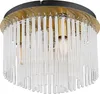 Gouden plafondlamp Gorley met glas Ø 32cm Productafbeelding-voorbeeld 2
