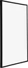 A black picture frame shown from a slight angle against a white background. Produktbild-Vorschau