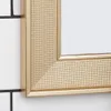 Obdélníkové zlaté nástěnné zrcadlo 49,5x59,5 cm Náhled obrázku produktu 4