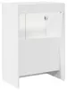 vidaXL Unter dem Waschbecken Badschrank Weiß 56 x 37,5 x 81 Produktbild-Vorschau 6