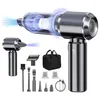 A collection of handheld vacuum cleaners and accessories are displayed against a white background. Produktbild-Vorschau