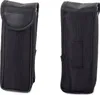 Two black pouches shown from different angles. Voir les images du produit