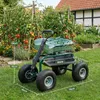 Sekey Kniebank Rollsitz Garten 360 Grad Drehbar Luftreifen Produktbild-Vorschau 7