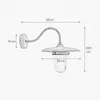 Außenwandlampe Messing massiv Glas 29,5 cm hoch IP44 in Produktbild-Vorschau 3