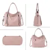 Handtasche 3-Tlg Shopper Schultertasche Geldbörse Damen Produktbild-Vorschau 7