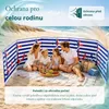 Lantigo Plážová zástěna červeno-modrá kotva 10m | Větrolam Náhled obrázku produktu 4