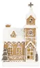 Clayre & Eef Lebkuchenhaus mit LED 14x12x23 cm Braun Produktbild-Vorschau 1