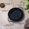 Hoffmann Faltsieb Silikon Edelstahlring 23 cm platzsparend Produktbild-Vorschau 4
