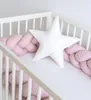 400 cm ROSA Geflochtenes Kissen Zierkissen Dekokissen Bettschlange Bettumrandung Zugluftstopper Produktbild-Vorschau