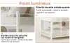Drielaags stapelbed van 90 x 190 cm, gemaakt van metaal, Productafbeelding-voorbeeld 5