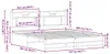 vidaXL Bettgestell ohne Matratze Räuchereiche 160x200 cm Produktbild-Vorschau 8