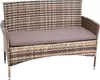 Gartenbank Rattan Gartenmöbel 2-Sitzer Rattanmöbel Sitzbank Produktbild-Vorschau 9