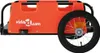 vidaXL Rimorchio per bicicletta arancione Tessuto Oxford e Anteprima dell’immagine prodotto 6
