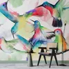 Vlies Fototapete - Watercolor Birds 250x175 cm Tiere Produktbild-Vorschau 1