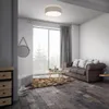 B.K.Licht plafonnier textile couleur taupe, éclairage Voir les images du produit 11