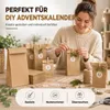 50x kraftové papierové vrecká udržateľné hnedé vrecká 21 x Náhľad obrázku produktu 4