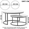 STILVORA Couchtisch 2er Set Satztisch, Beistelltisch mit Produktbild-Vorschau 7