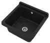 Granitan - Waschbecken - Spülbecken 40x38 cm - Spüle Produktbild-Vorschau 6
