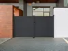 Drehtor NAZARIO, Aluminium massiv, anthrazitfarbig - 300 × Produktbild-Vorschau 7
