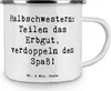 Mr. & Mrs. Panda Pott Spruch Halbschwester Freude - Weiß - Produktbild-Vorschau 3