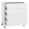 vidaXL Commode industrielle avec tiroirs blanc 78x40x93 cm Voir les images du produit 7