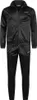 A full-body view of a black tracksuit laid flat against a white background. Produktbild-Vorschau