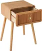 Stolik nocny z 1 szufladą i listwami frontowymi, wys. 52 cm Podgląd zdjęcia produktu 7