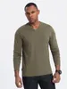 Ombre Clothing Langarm-T-Shirt für Männer Hespexia dunkles Produktbild-Vorschau 8
