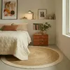 Tapis ronds en jute Mrcarpet Nature/Blanc avec marque de Voir les images du produit 3