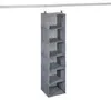 Relaxdays Kleiderschrank Hängeregal, 6 Fächer, Stoff, HBT: Produktbild-Vorschau 11