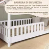 Crazy Pine Letto a Casetta Bianco 90x200 cm – Letto da Anteprima dell’immagine prodotto 3