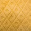 Kissen rauten flanell senfgelb 40x40cm  - Atmosphera Produktbild-Vorschau 3