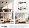 Table d’appoint FILTON 60x30,5x60,5cm - Bois foncé Voir les images du produit 5