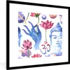 MuchoWow® MuchoWow® Gerahmtes Poster Buddha - Planeten - Produktbild-Vorschau 1