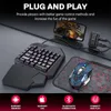 ZELURXX Einhand Gaming Tastatur 40 Tasten RGB Beleuchtung Produktbild-Vorschau 3